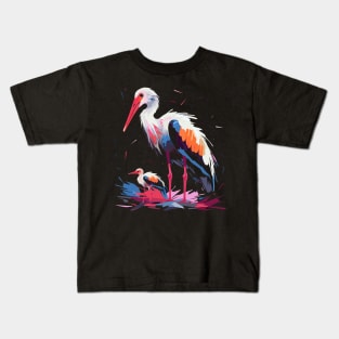 Stork Mothers Day Kids T-Shirt